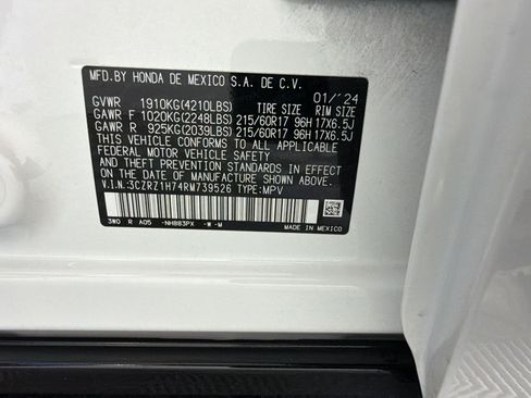 Certified 2024 Honda HR-V EX-L image 25