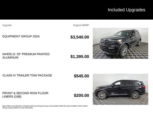 Used 2023 Ford Explorer XLT w/ Equipment Group 202A image 6