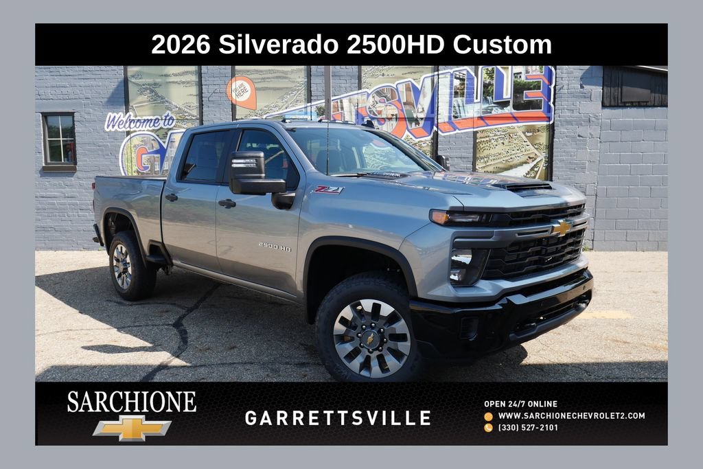 New 2026 Chevrolet Silverado 2500 Custom w/ Custom Value Package AWD/4WD image 1