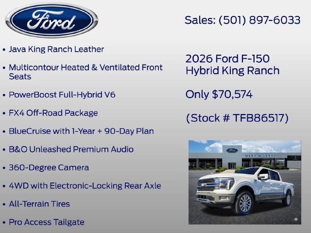New 2026 Ford F150 King Ranch w/ Equipment Group 601A High AWD/4WD image 6