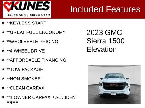 Used 2023 GMC Sierra 1500 Elevation AWD/4WD image 3