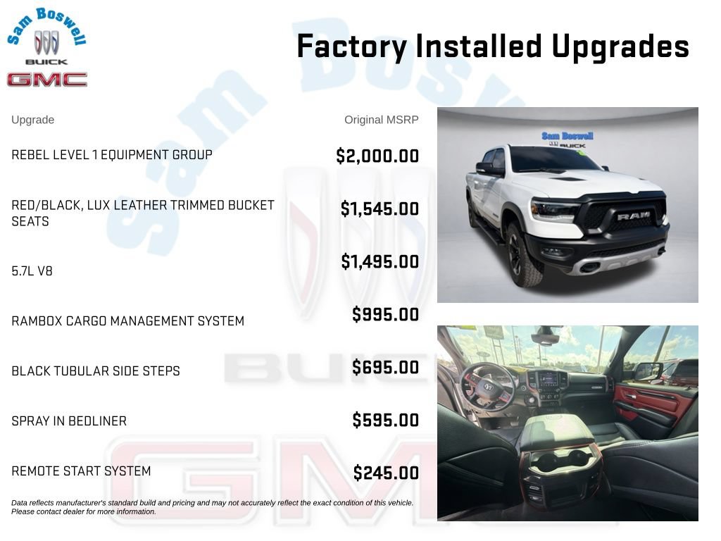 Used 2020 RAM 1500 Rebel w/ Rebel Level 1 Equipment Group AWD/4WD image 4