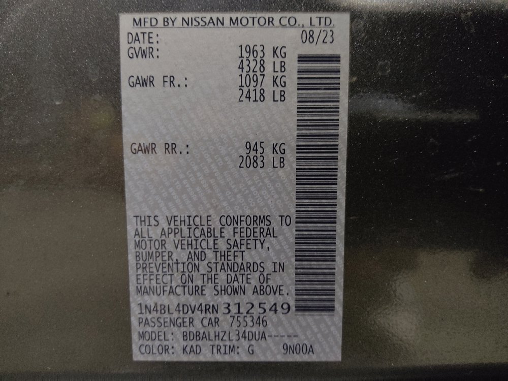 Used 2024 Nissan Altima 2.5 SV FWD image 33