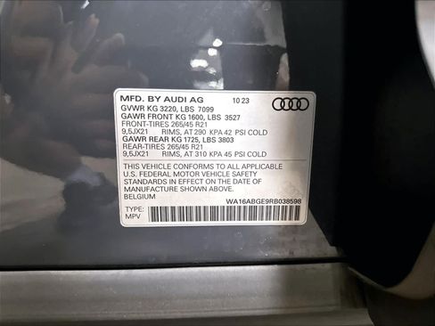 Used 2024 Audi Q8 e-tron Prestige w/ Prestige Package AWD/4WD image 35