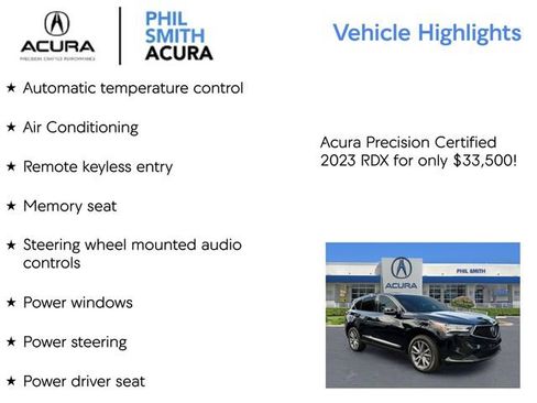 Certified 2023 Acura RDX FWD w/ Technology Package image 9