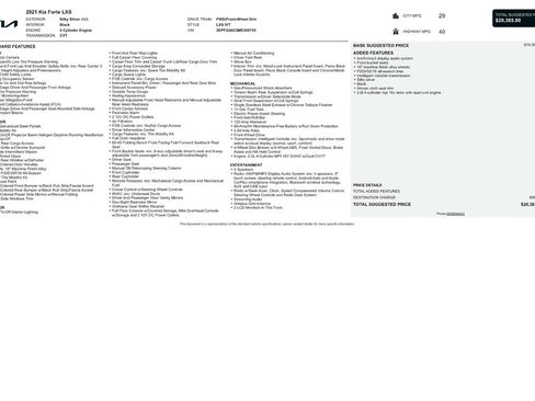 Used 2021 Kia Forte LXS image 9