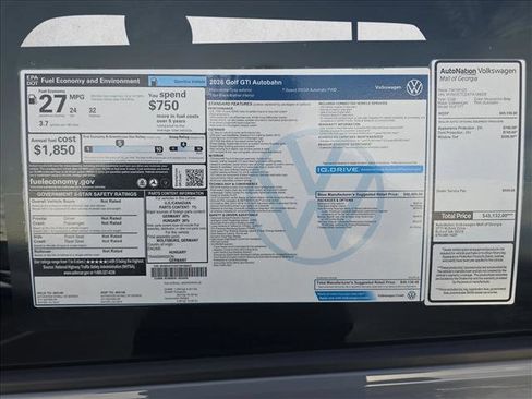 New 2026 Volkswagen GTI Autobahn image 19