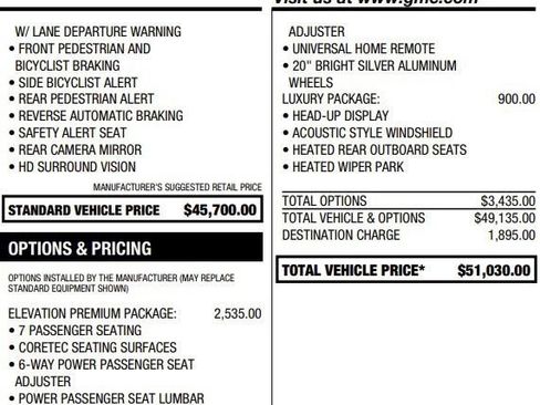 Certified 2026 GMC Acadia Elevation w/ Elevation Premium Package AWD/4WD image 2