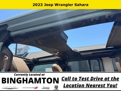 Used 2023 Jeep Wrangler Unlimited Sahara w/ LED Lighting Group AWD/4WD image 16