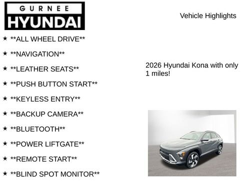 New 2026 Hyundai Kona Limited image 8