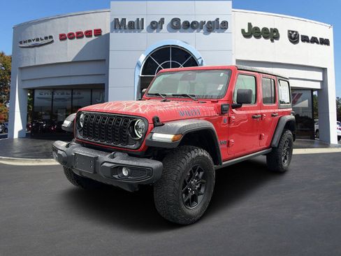 Used 2025 Jeep Wrangler Unlimited Sport S 4xe AWD/4WD image 1
