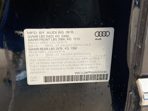 Used 2016 Audi Q5 2.0T Premium Plus w/ Technology Package image 12