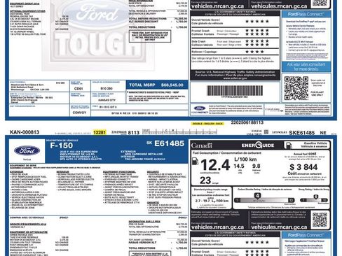 Certified 2025 Ford F150 XLT w/ Equipment Group 301A Standard AWD/4WD image 6