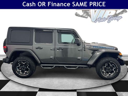 Used 2023 Jeep Wrangler Unlimited Rubicon 4xe w/ Steel Bumper Group AWD/4WD image 5