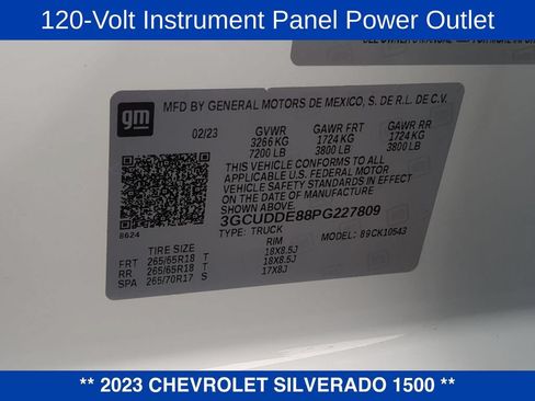 Certified 2023 Chevrolet Silverado 1500 LT w/ Z71 Off-Road Package AWD/4WD image 25
