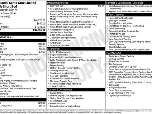 Certified 2023 Hyundai Santa Cruz Limited AWD/4WD image 24