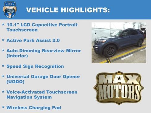 Used 2021 Ford Explorer ST w/ Equipment Group 401A AWD/4WD image 18