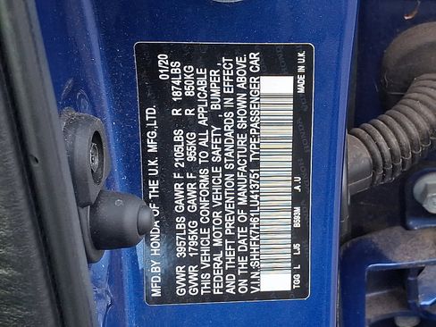 Used 2020 Honda Civic EX image 29