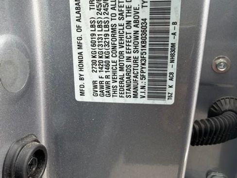 Used 2019 Honda Ridgeline RTL image 11