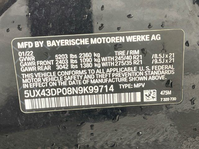 Used 2022 BMW X3 sDrive30i w/ Premium Package 2 RWD image 34