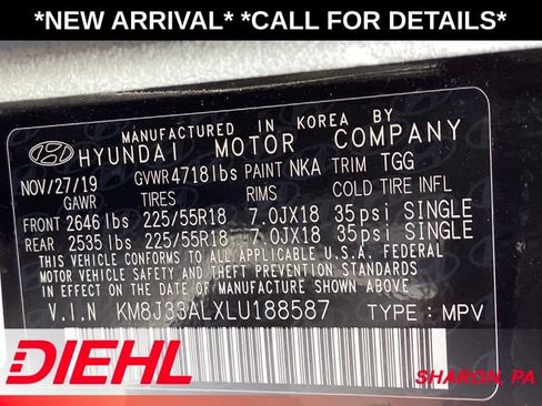 Used 2020 Hyundai Tucson SEL FWD image 20