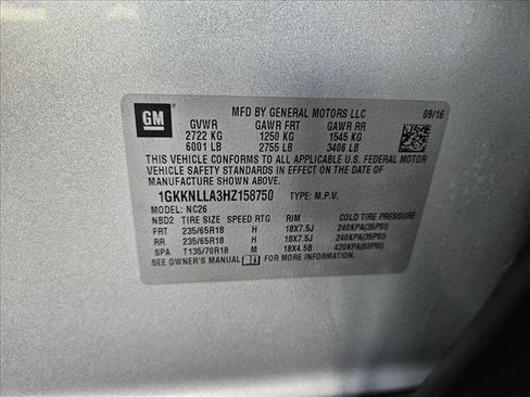 Used 2017 GMC Acadia SLE w/ Driver Alert Package I FWD image 23