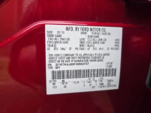 Used 2015 Ford Edge SEL w/ Equipment Group 201A AWD/4WD image 21