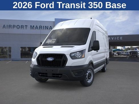 New 2026 Ford Transit 350 148 High Roof Extended w/ Load Area Protection Package RWD image 2