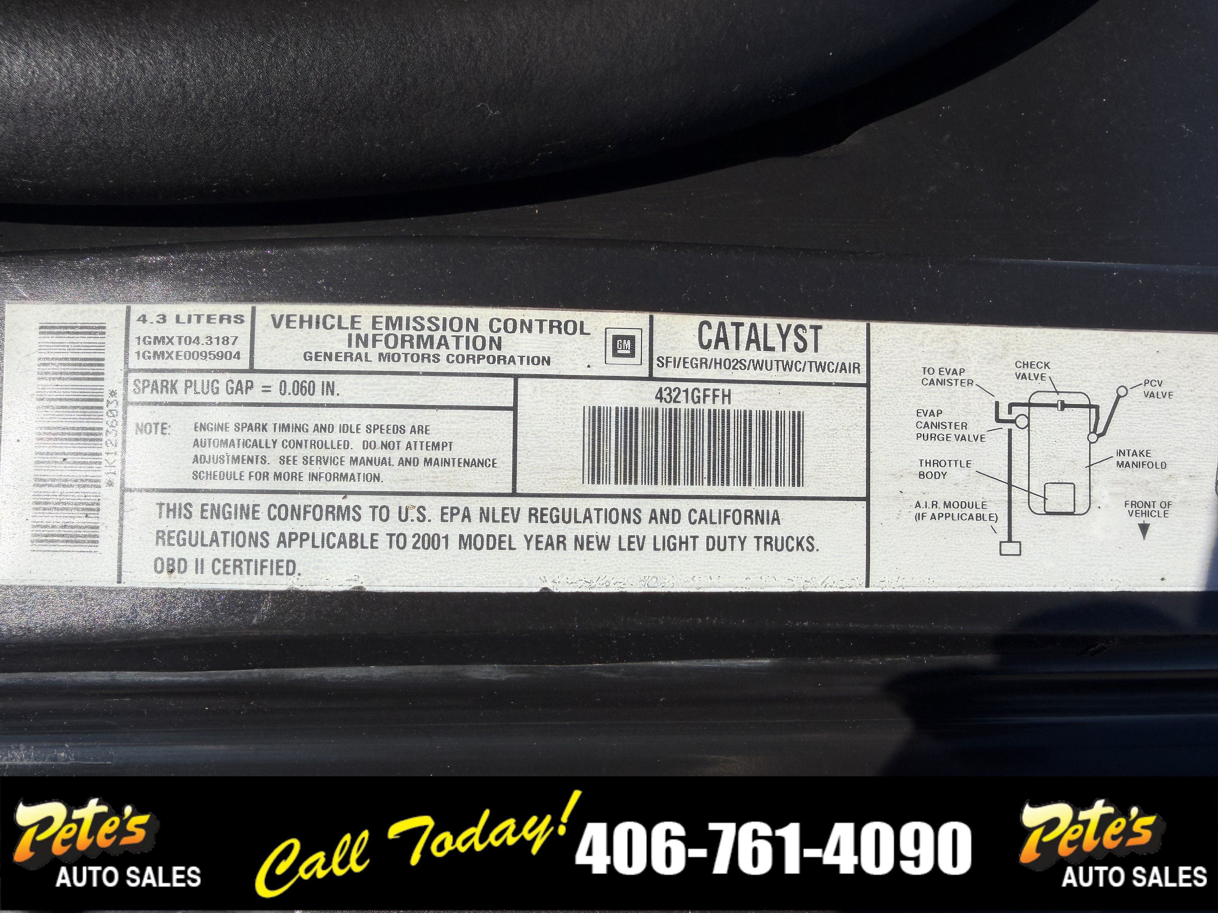 Used 2001 Chevrolet S10 Pickup LS w/ Preferred Equipment Group RWD image 35