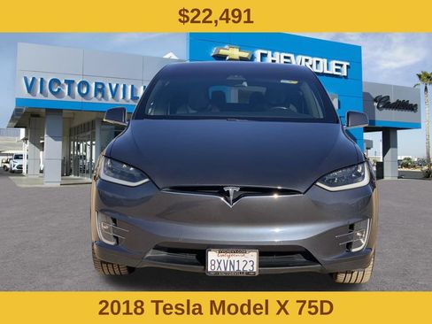 Used 2018 Tesla Model X 75D AWD/4WD image 2