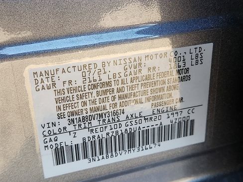 Used 2021 Nissan Sentra SR image 26
