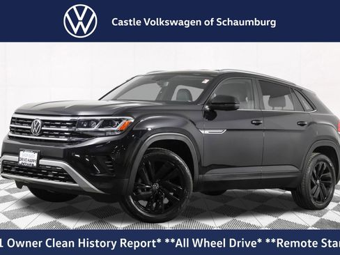 Used 2023 Volkswagen Atlas Cross Sport SE w/ Black Wheel Package AWD/4WD image 1