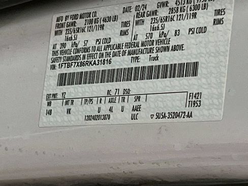 Used 2024 Ford Transit 350 148 High Roof Extended RWD image 28