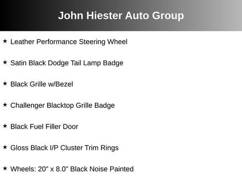 Used 2023 Dodge Challenger SXT w/ Blacktop Package RWD image 30
