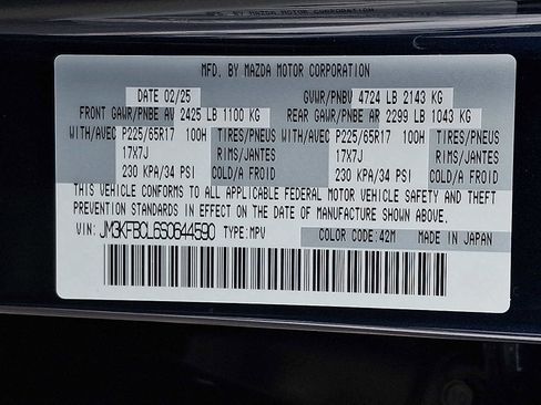 Certified 2025 MAZDA CX-5 AWD 2.5 S image 27