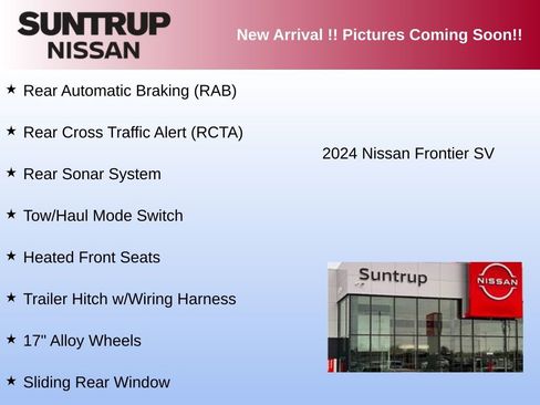 Used 2024 Nissan Frontier SV w/ SV Convenience Package AWD/4WD image 6