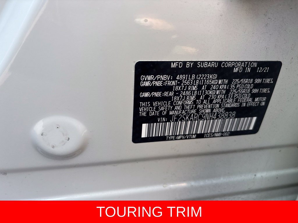 Used 2022 Subaru Forester Touring w/ Popular Package #3 AWD/4WD image 8