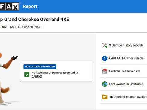 Used 2022 Jeep Grand Cherokee Overland image 5