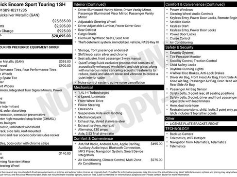 Used 2017 Buick Encore Sport Touring image 26