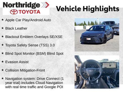 Used 2026 Toyota Camry XSE FWD image 2