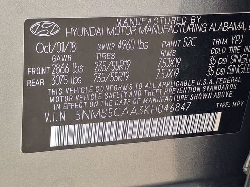 Used 2019 Hyundai Santa Fe Limited AWD/4WD image 34