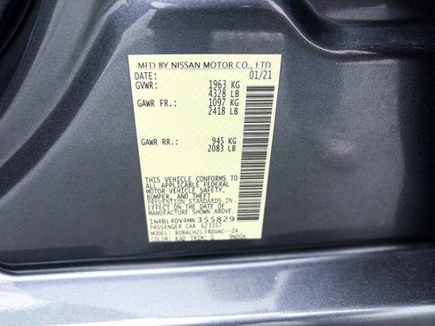 Used 2021 Nissan Altima 2.5 SV w/ SV Premium Package image 38