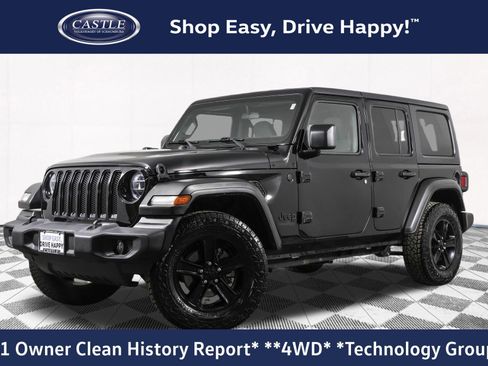 Used 2021 Jeep Wrangler Unlimited Sport image 1