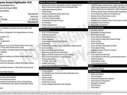 Used 2024 Toyota Grand Highlander FWD image 5