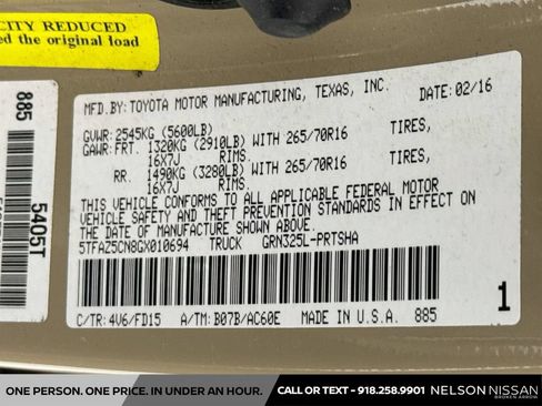 Used 2016 Toyota Tacoma TRD Off-Road w/ Towing Package RWD image 30
