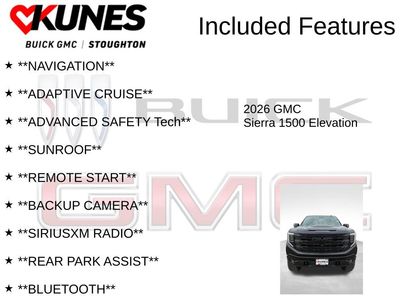 New 2026 GMC Sierra 1500 Elevation w/ Elevation Premium Package