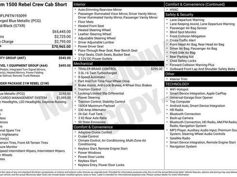 Used 2026 RAM 1500 Rebel w/ Bed Utility Group AWD/4WD image 6