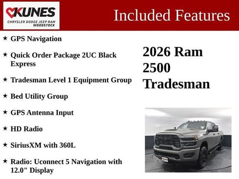 New 2026 RAM 2500 Tradesman image 3