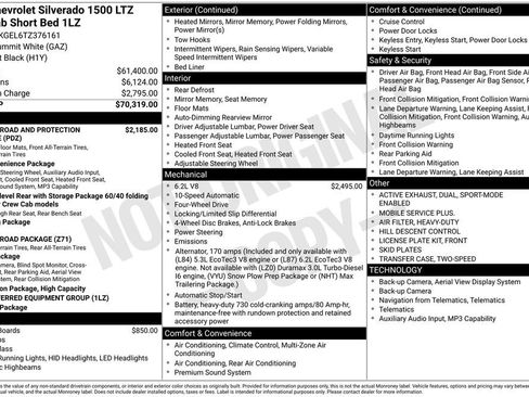 New 2026 Chevrolet Silverado 1500 LTZ AWD/4WD image 16