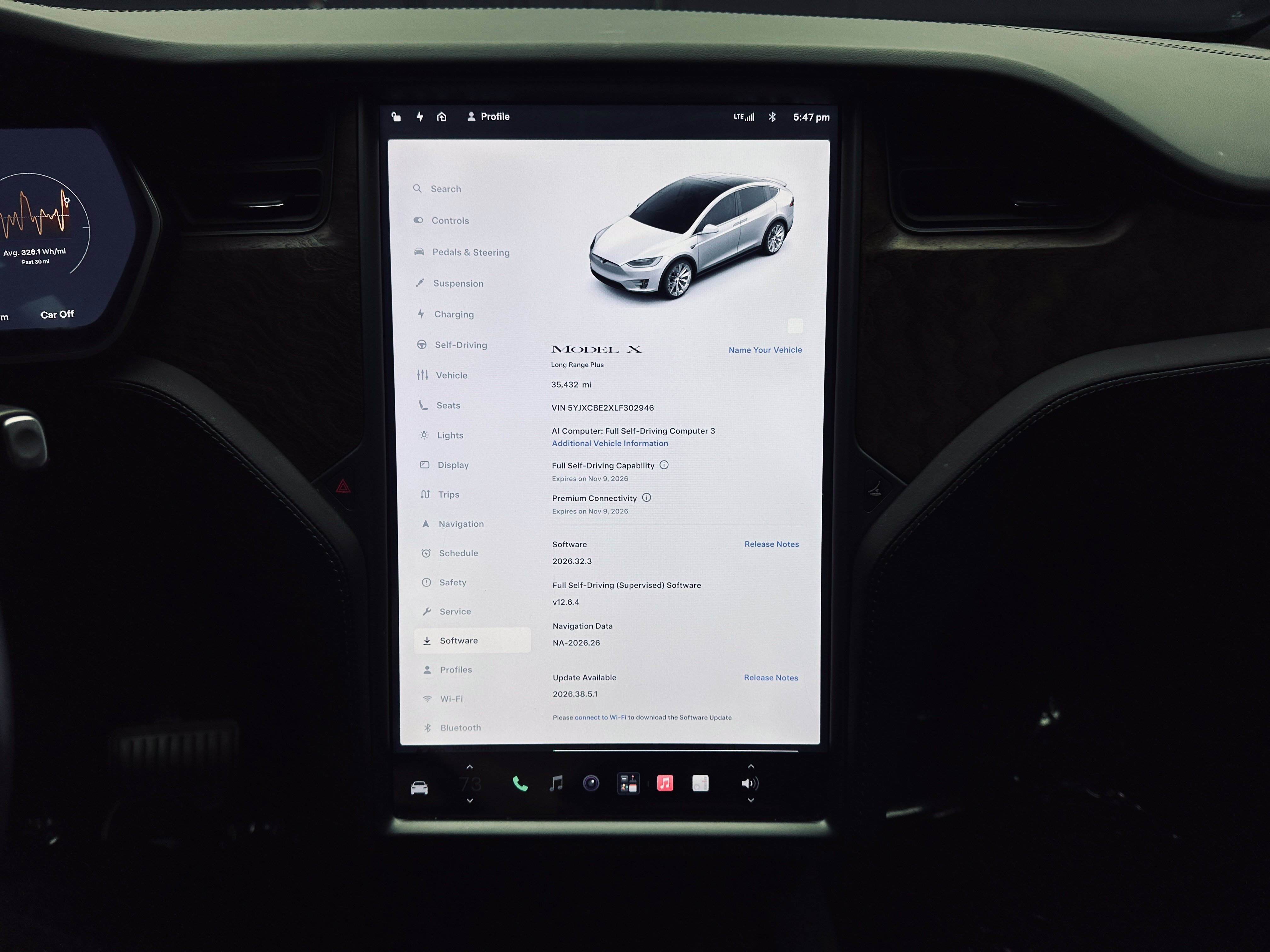 Used 2020 Tesla Model X Long Range AWD/4WD image 3